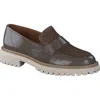 Paul Green Lug Sole Loafer In Fango Earth Combo