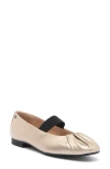 Paul Green Vail Flat In Cachemire Metallic Leather