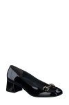 Paul Green Valetta Bit Pump In Black Patent