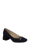 Paul Green Valetta Bit Pump In Blue Suede