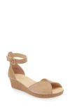 Paul Green Venice Wedge Sandal In Dakar Suede