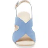 Paul Green Verona Slingback Sandal In Denim Suede
