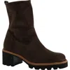 Paul Green Wanda Lug Sole Utility Boot In Brown
