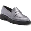 Paul Green Wellesley Platform Loafer In Piom Black Combo