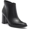Paul Green Winn Bootie In Black Leather