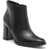 Paul Green Winn Bootie In Black Leather