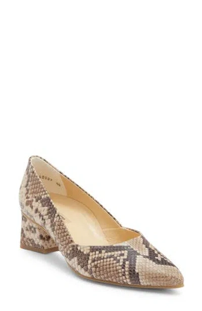 Paul Green Witt Pointed Toe Pump In Neutral