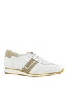 Paul Green Bellevue Sneaker In White Antelope Combo
