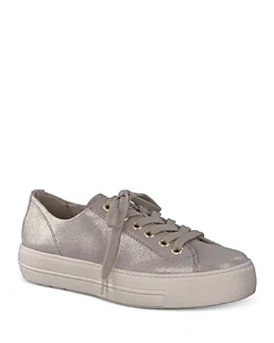 PAUL GREEN WOMEN'S BIXBY LOW TOP PLATFORM SNEAKERS