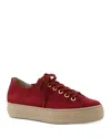 Paul Green Bixby Platform Sneaker In Red