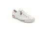 PAUL GREEN WOMEN'S CARLY LEATHER LOW TOP LACE-UP PLATFORM SNEAKERS IN WHITE