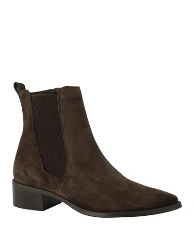 Paul Green Women's Celina Ankle Boots In Mocca Soft Suede