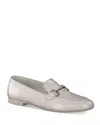 Paul Green Daphne Flat In Biscuit Crinkled Patent