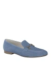 Paul Green Daphne Flat In Jean Denim