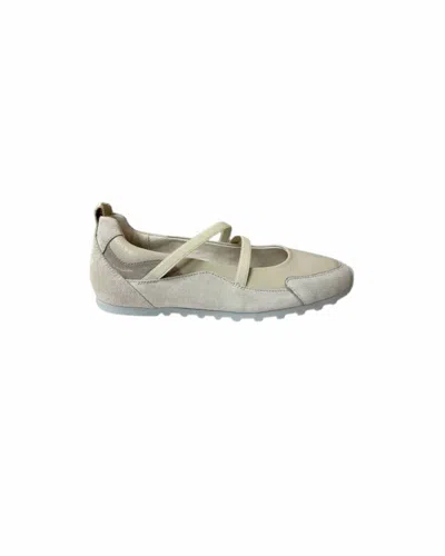 Paul Green Women's Dynamic Fit Flat Sneakers In Shell Biscuit Combo In Gray