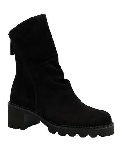 Paul Green Women's Fabian Suede Mid Calf Boots In Black