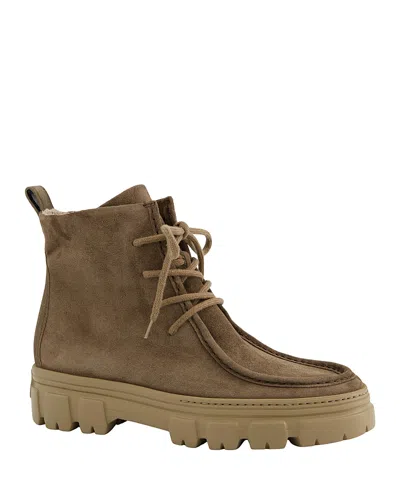 Paul Green Women's Febe Patent Leather Ankle Boots In Earth Suede