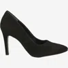 Paul Green Women's Lennox Heel Pump In Black Suede In Black