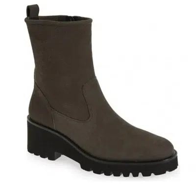 Paul Green Women's Newbury Suede Wedge Boots In Iron In Gray