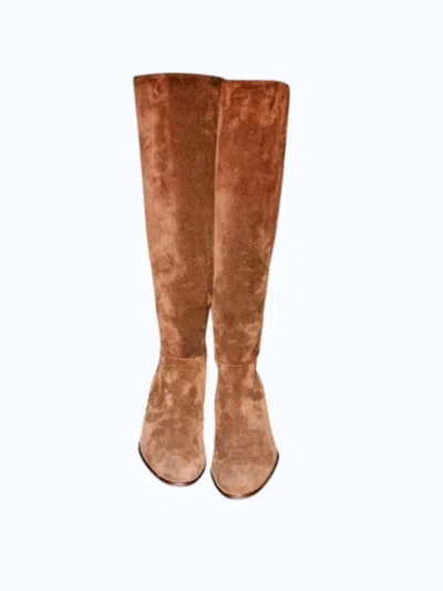 Paul Green Women's Nicolette Suede Boot In Espresso Brown