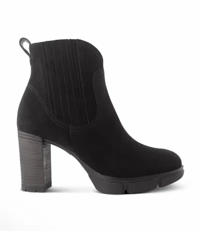 Paul Green Women's Oakley Suede Ankle Boots In Black