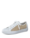 Paul Green Women's Rachel Sneakers In White Natural Combo