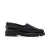 Paul Green Women's Rosa Leather Lug Sole Loafer In Black In Black