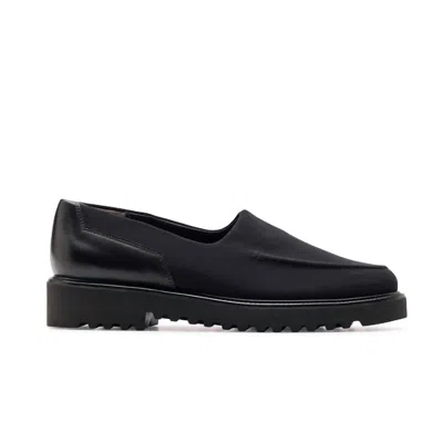 Paul Green Women's Rosa Leather Lug Sole Loafer In Black