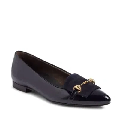 Paul Green Women's Selena Patent Leather Flats In Navy Blue