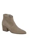 Paul Green Titan Bootie In Grain Soft Suede