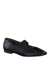 Paul Green Vail Flat In Black Soft Nappa