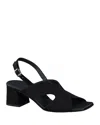 Paul Green Verona Slingback Sandal In Black Suede