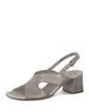 Paul Green Verona Slingback Sandal In Cachemire Metallic Suede