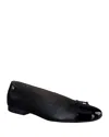 Paul Green Violet Ballet Flat In Black Combo
