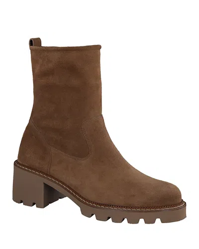 Paul Green Women's Wanda Suede Ankle Boots In Brown
