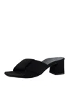 Paul Green Yasmin Sandal In Black Suede