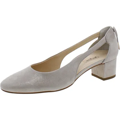 Paul Green Womens Suede Cut-out Slingback Heels In Multi