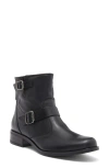 Paul Green Wyatt Bootie In Black Washed Leather