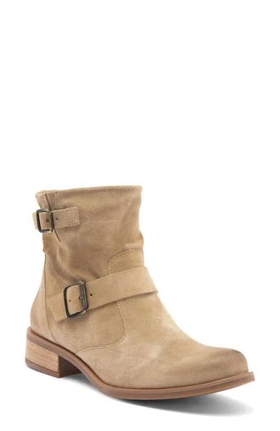 Paul Green Wyatt Bootie In Grain Soft Suede