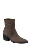 Paul Green Wyoming Bootie In Earth Soft Suede