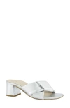 Paul Green Yasmin Sandal In Alu Nappa Metallic
