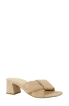Paul Green Womens Criss-cross Leather Block Heel In Dakar Suede