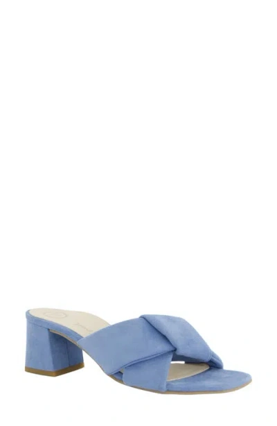 Paul Green Yasmin Sandal In Denim Suede