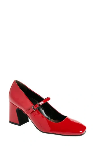Paul Green Zoe Mary Jane Pump In Lipstick Soft Patent