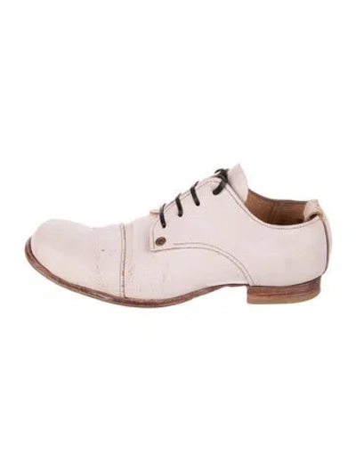 Pre-owned Paul Harnden Shoemakers Vintage Leather Oxfords In Pink