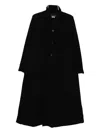 Paul Harnden Striped Coat In Black