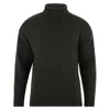 Paul James Knitwear Green Mens British Wool Walter Submariner Roll Neck Jumper - Loden In Green