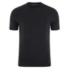 Paul James Knitwear Grey Mens Ultra-fine Cotton Hugo Knitted T-shirt - Anthracite In Grey