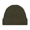 Paul James Knitwear Men's Green Lightweight Merino Cashmere Beauline Beanie - Khaki In Green