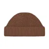 Paul James Knitwear Men's Heavyweight Extra Fine Merino Craster Fisherman Beanie - Oak Brown In Brown